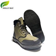 Men's Wading Outdoor Olive Green and Black Boots for Fishing